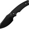 Kunwu Stiffy D Fixed Blade Black VANADIS4 Steel Knife