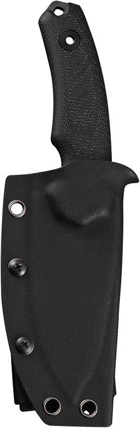 Kunwu Stiffy D Fixed Blade Black VANADIS4 Steel Knife