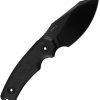 Kunwu Stiffy D Fixed Blade Black VANADIS4 Steel Knife