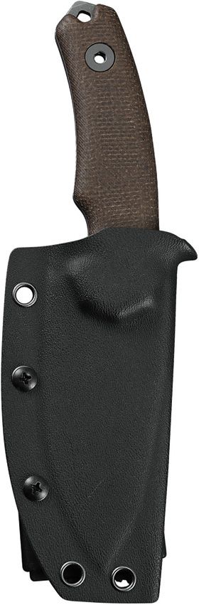 Kunwu Stiffy D Fixed Blade Brown Micarta VANADIS4 Steel