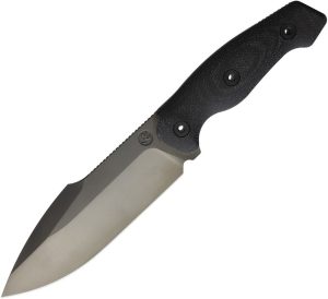 Kunwu Stiffy G Fixed Blade Black DLC ASSAB 88 Steel Knife