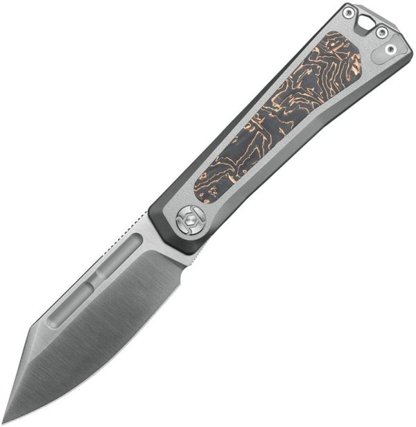 KUNJ708T1.jpg Kunwu Geezer Slip Joint Folding Knife Elmax Steel Titanium