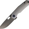 KUNK703LT2R.jpg Kunwu Tao III Framelock Folding Knife Vanax DLC Orange Titanium