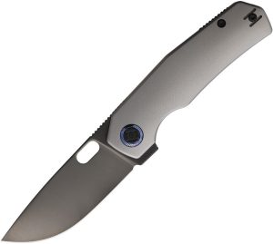 Kunwu Tao III Framelock Folding Knife Vanax DLC Orange Titanium