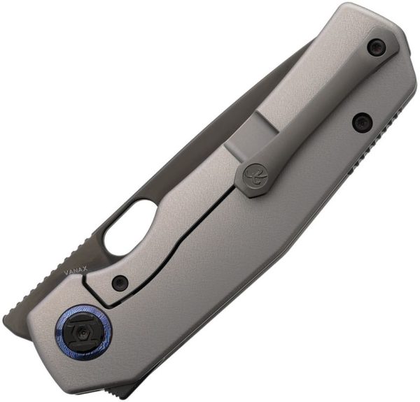 KUNK703LT2R_add_01.jpg Kunwu Tao III Framelock Folding Knife Vanax DLC Orange Titanium