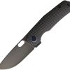 Kunwu Tao III Framelock Folding Knife Black DLC Vanax Steel