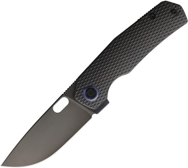 Kunwu Tao III Framelock Folding Knife Black DLC Vanax Steel
