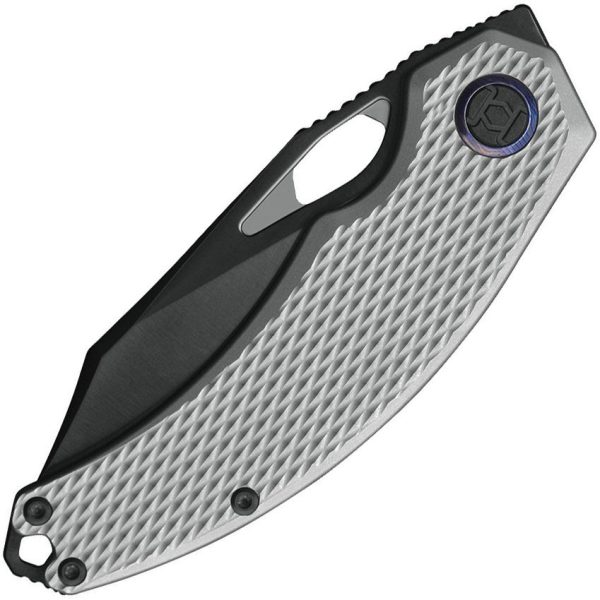 KUNK706T4_add_03.jpg Kunwu Padre Framelock DLC Folding Knife Vanax Steel Titanium