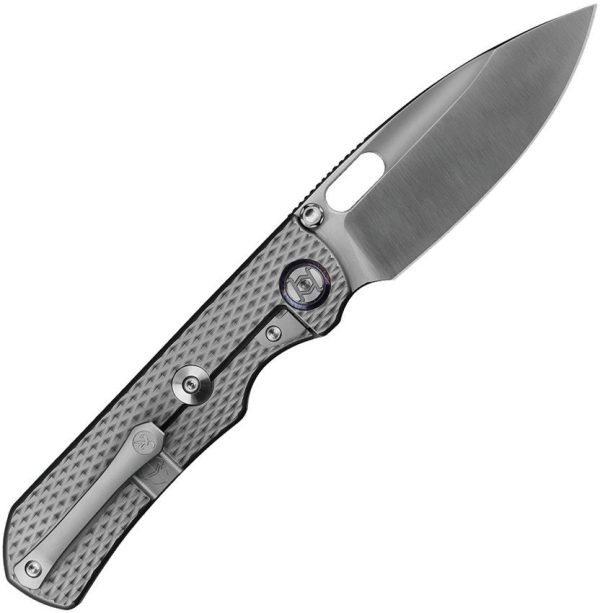 Kunwu Excalibur Framelock Satin Vanax Steel Folding Knife