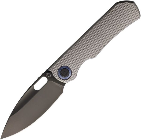 KUNK709T3.jpg Kunwu Excalibur Framelock DLC Folding Knife Vanax Steel Titanium