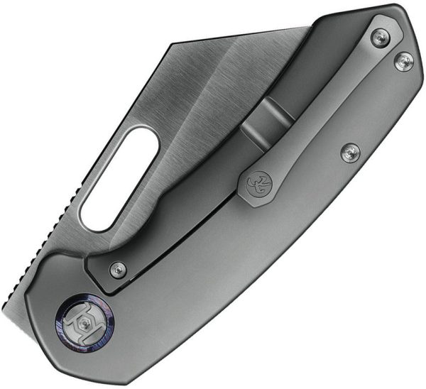 KUNK710T1A_add_01.jpg Kunwu Primo Framelock Gray Folding Knife Titanium VANCRON Steel