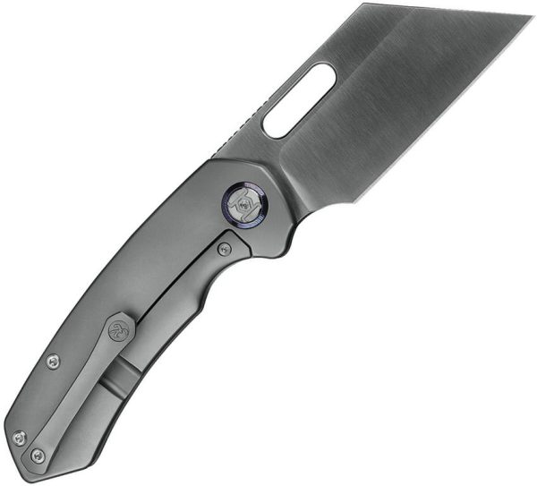 KUNK710T1A_add_02.jpg Kunwu Primo Framelock Gray Folding Knife Titanium VANCRON Steel