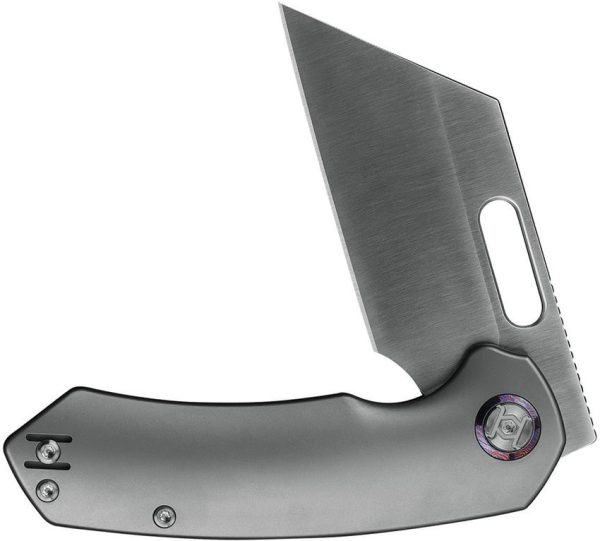 KUNK710T1A_add_03.jpg Kunwu Primo Framelock Gray Folding Knife Titanium VANCRON Steel
