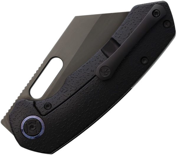 KUNK710TR1D_add_01.jpg Kunwu Primo Framelock RD DLC Folding Knife Titanium Black
