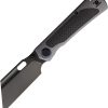 Kunwu Cochise Framelock Folding Knife Black DLC VANCRON Steel