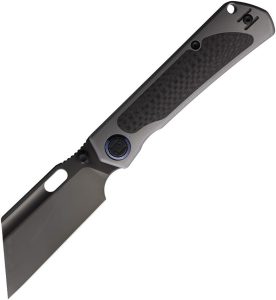 Kunwu Cochise Framelock Folding Knife Black DLC VANCRON Steel