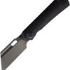 Kunwu Cochise Framelock HD DLC Folding Knife Black Titanium