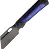 Kunwu Cochise Framelock Timascus Titanium Knife