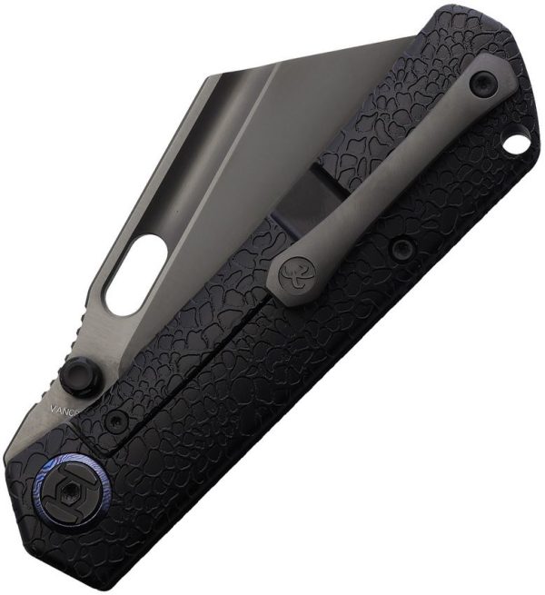 Kunwu Cochise Framelock Timascus Titanium Knife