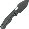 Kunwu Gringo Framelock S390 Stonewash Folding Knife Titanium