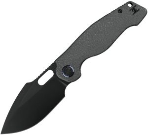 KUNK712T3.jpg Kunwu Gringo Framelock S390 Black DLC Titanium Folding Knife