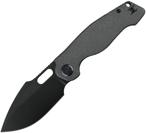 KUNK712T3.jpg Kunwu Gringo Framelock S390 Black DLC Titanium Folding Knife
