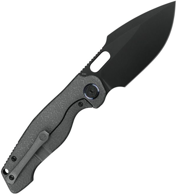 KUNK712T3_add_02.jpg Kunwu Gringo Framelock S390 Black DLC Titanium Folding Knife