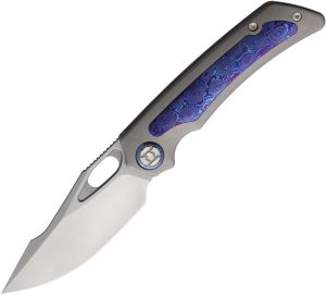 KUNK713T2.jpg Kunwu Jericho Framelock Timascus Titanium