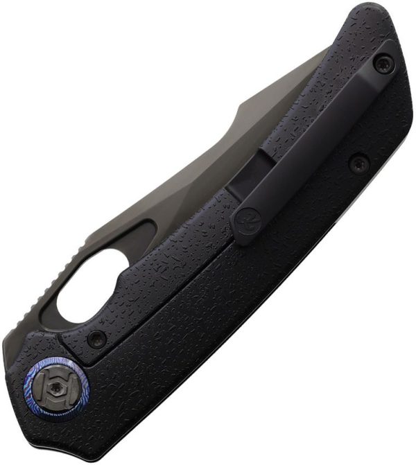 Kunwu Jericho Framelock DLC Timascus Black