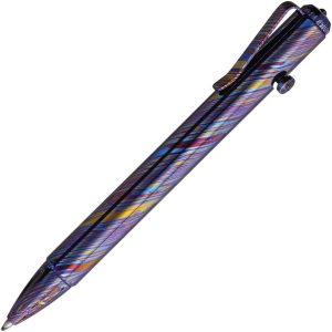 Kunwu Bolt Action Tactical Pen Timascus Glass Breaker EDC