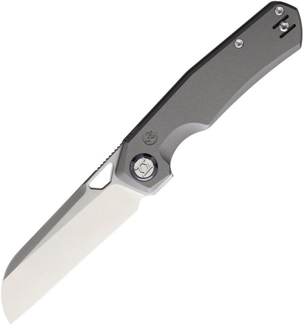 Kunwu TAO Framelock Sheepsfoot Folding Knife VANAX Titanium