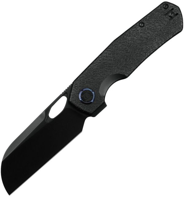 KUNS703LR2.jpg Kunwu S-Tao II Framelock Folding Knife Vanax DLC Titanium