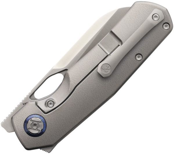 Kunwu S-Tao II Framelock Folding Knife Vanax Steel Orange Titanium