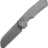 Kunwu Compact Chad XT Lock Folding Knife Titanium PM60 Steel