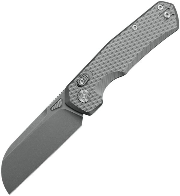 Kunwu Compact Chad XT Lock Folding Knife Titanium PM60 Steel