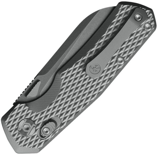 Kunwu Compact Chad XT Lock Folding Knife Titanium PM60 Steel