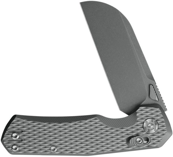 Kunwu Compact Chad XT Lock Folding Knife Titanium PM60 Steel