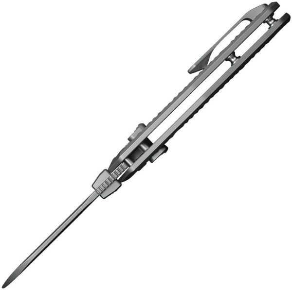 Kunwu Compact Chad XT Lock Folding Knife Titanium PM60 Steel