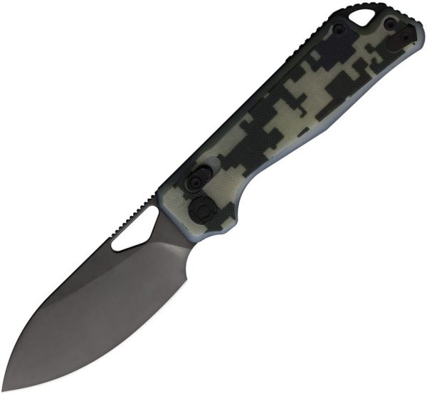 Kunwu Pulsar XT Lock Camo G10 Folding Knife Elmax Steel