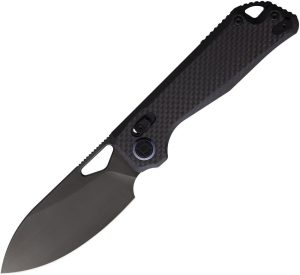 Kunwu Pulsar XT Lock Folding Knife DLC Elmax Carbon Fiber