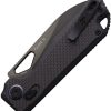 Kunwu Pulsar XT Lock Folding Knife DLC Elmax Carbon Fiber