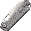 Kunwu Pulsar XT Lock Satin Elmax Folding Knife Titanium