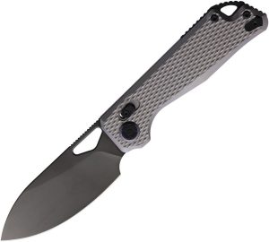 Kunwu Pulsar XT Lock DLC Elmax Folding Knife Titanium Gray