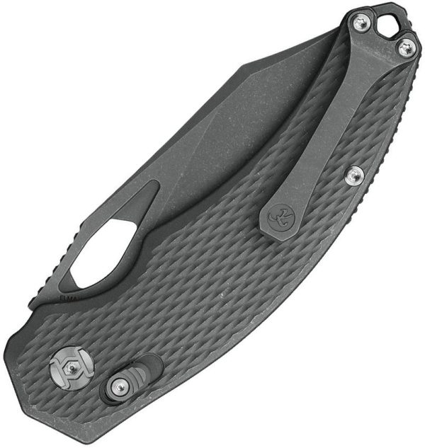 Kunwu X-Padre XT Lock Folding Knife Elmax Titanium Gray