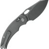 Kunwu X-Padre XT Lock Folding Knife Elmax Titanium Gray