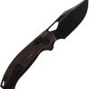 KUNX707A1_add_02.jpg Kunwu Django Crossbar Lock Folding Knife Elmax Steel Red Black