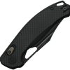 KUNX707F_add_03.jpg Kunwu DJANGO Crossbar Lock Folding Knife Elmax Black DLC Carbon Fiber