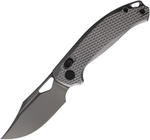 Kunwu DJANGO Crossbar Lock Folding Knife Elmax DLC Titanium