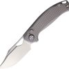 Kunwu Django XL XT Lock Elmax Titanium Folding Knife Gray