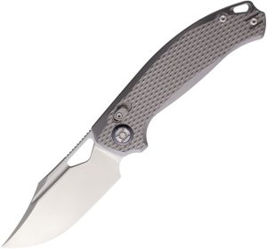 Kunwu Django XL XT Lock Elmax Titanium Folding Knife Gray